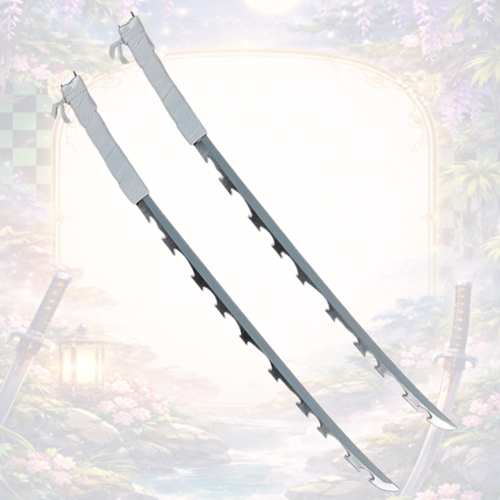 Demon Slayer Inosuke Hashibira Dual Swords Set Roleplay Accessory