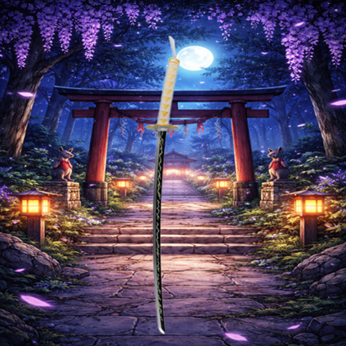 Demon Slayer Zenitsu Agatsuma Sword Roleplay Accessory