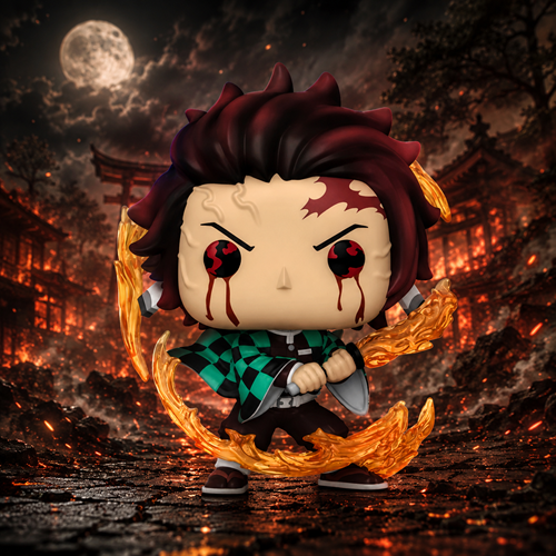 Funko POP! Animation: Demon Slayer - Tanjiro Kamado (Sun Breathing)