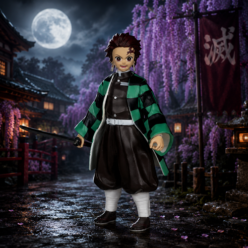 Demon Slayer Wave 4 Tanjiro Kamado Season 2 5-Inch Scale Action Figure