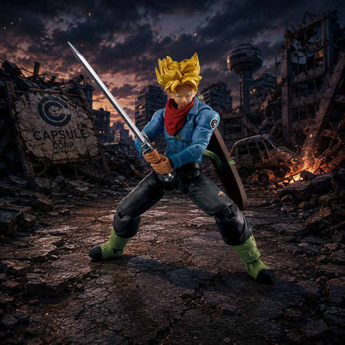 Dragon Ball Evolve Super Saiyan Trunks 5" Action Figure