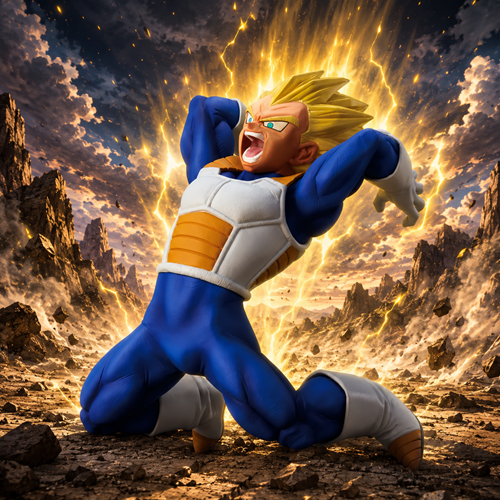 Dragon Ball Super Chosenshiretsuden Super Saiyan Vegeta Vol. 1 Statue