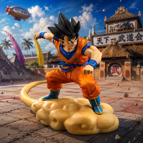 Dragon Ball Z Hurry! Flying Nimbus!! Goku Statue