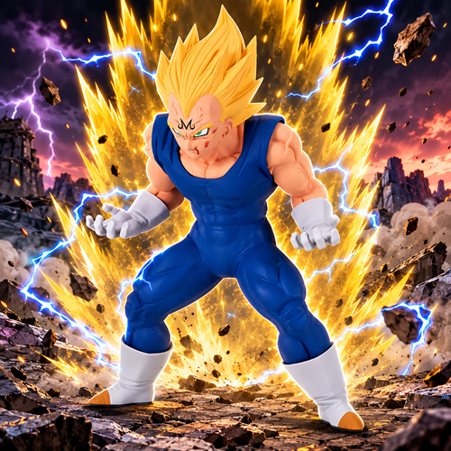 Dragon Ball Z Majin Vegeta Match Makers Statue