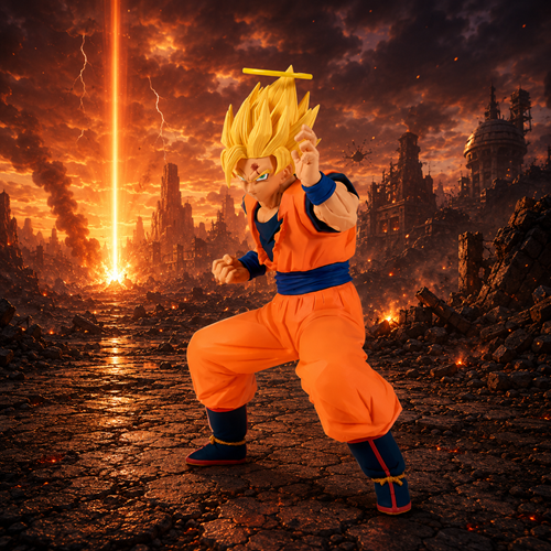 Dragon Ball Z Super Saiyan 2 Son Goku Match Makers Statue