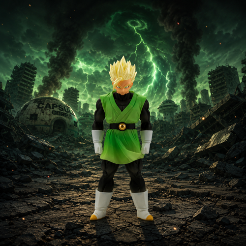 Dragon Ball Z Super Saiyan Gohan Great Saiyaman Statue