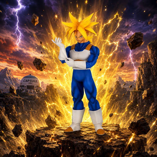 Dragon Ball Z Super Saiyan Trunks Vol. 2 Solid Edge Works Statue