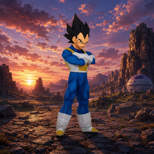 Dragon Ball Z Vegeta Vol. 2 Burning Fighters Statue