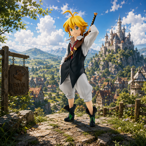 The Seven Deadly Sins: Dragon's Judgment Meliodas Pop Up Parade Statue