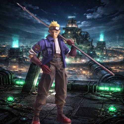 Final Fantasy VII Cid Highwind Bring Arts Action Figures