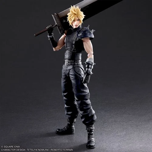 Square Enix Final Fantasy VII Rebirth Cloud Strife Play Arts Kai Action Figure