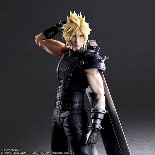 Square Enix Final Fantasy VII Rebirth Cloud Strife Play Arts Kai Action Figure