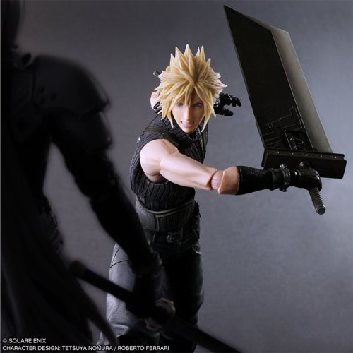 Square Enix Final Fantasy VII Rebirth Cloud Strife Play Arts Kai Action Figure
