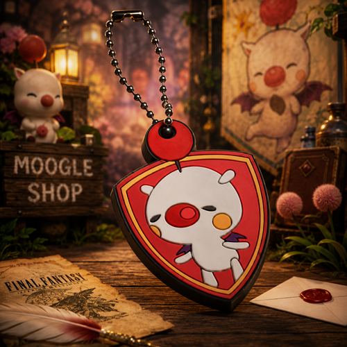 Final Fantasy - Theatrhyth Moogle Rubber Key Chain