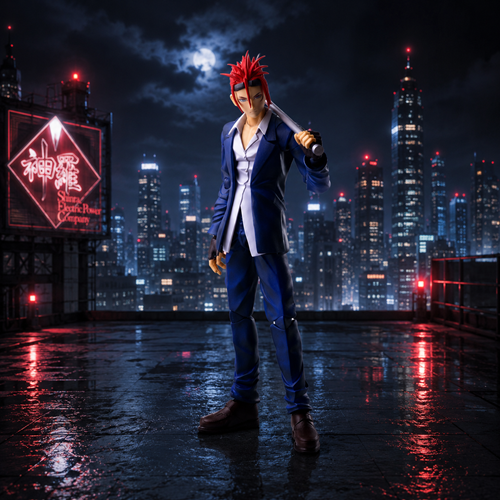 Final Fantasy VII Reno Bring Arts Action Figure