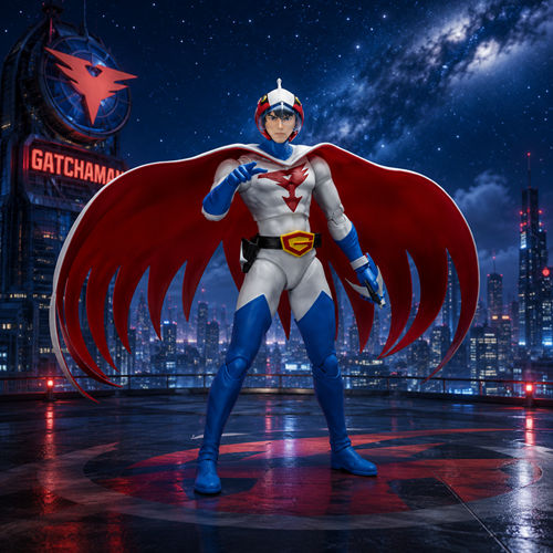 Gatchaman Ken the Eagle 1:12 Scale Action Figure