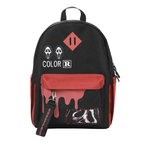 Ghost Face Mask and Blood Drip 16.5 Inch Backpack