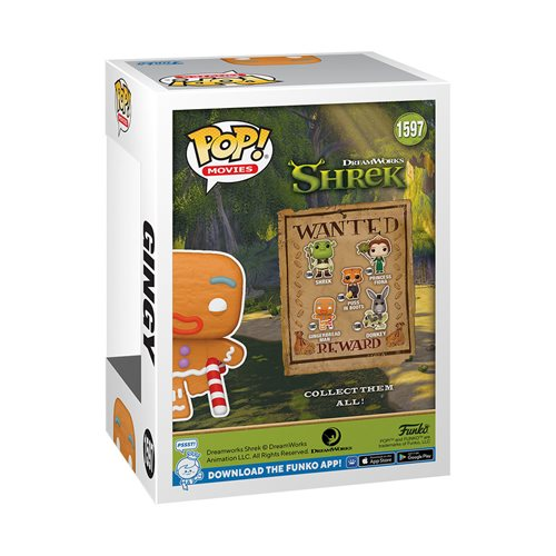 Funko POP Movies: DreamWorks 30th Anniversary Gingy with Candy Cane