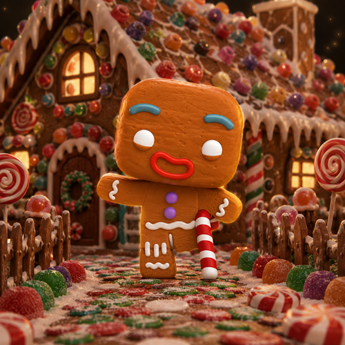 Funko POP Movies: DreamWorks 30th Anniversary Gingy with Candy Cane