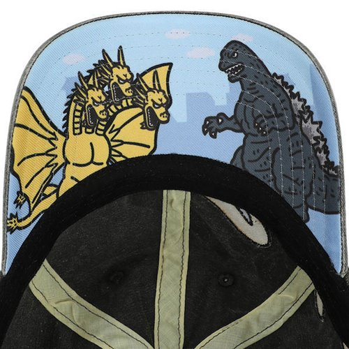 Godzilla King Of The Monsters Backpack & Embroidered Hat Bundle