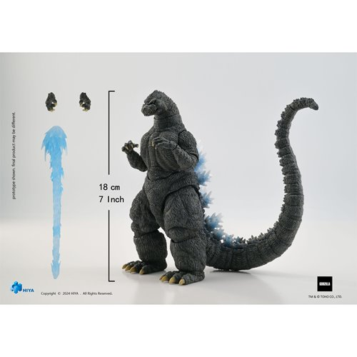 Godzilla vs. King Ghidorah 1991 Godzilla Heat Ray Hokkaido Version Exquisite Basic Action Figure