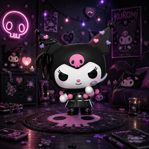 Funko POP: Hello Kitty and Friends Kuromi K-Pop - Entertainment Earth Exclusive