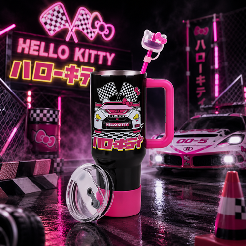 Hello Kitty and Friends Tokyo Speed 40 oz. Stainless Steel Tumbler