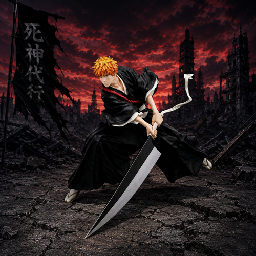 Bleach: Ichigo Kurosaki II Soul Entered Model Statue
