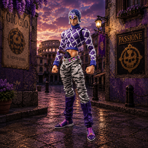 JoJo's Bizarre Adventure Guido Mista and SP Third Action Figure