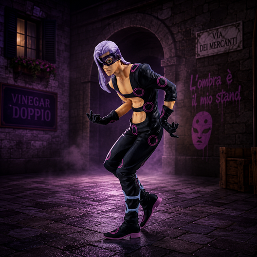 Jojo's Bizarre Adventure Melone Hitman Team Masterlise Ichibansho Statue