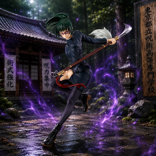 Jujutsu Kaisen Maki Zenin Statue