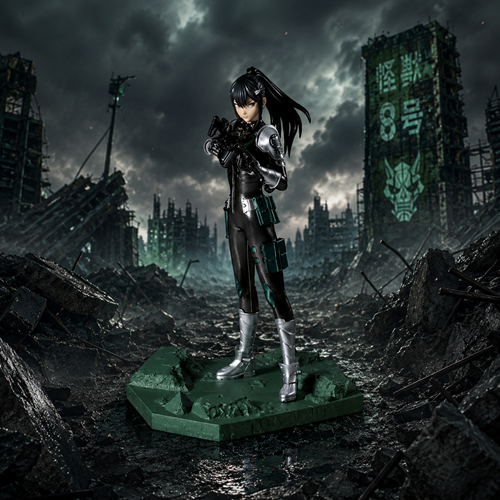 Kaiju No. 8 Mina Ashiro Metallic Version Statue