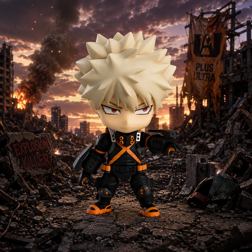 My Hero Academia The Movie: Katsuki Bakugo Nendoroid Figure