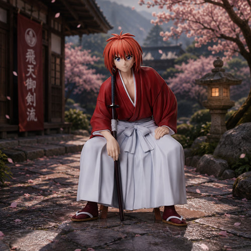 Rurouni Kenshin Kenshin Himura Statue