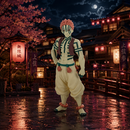 Demon Slayer: Kimetsu no Yaiba Akaza Demon Series Vol. 5 Statue