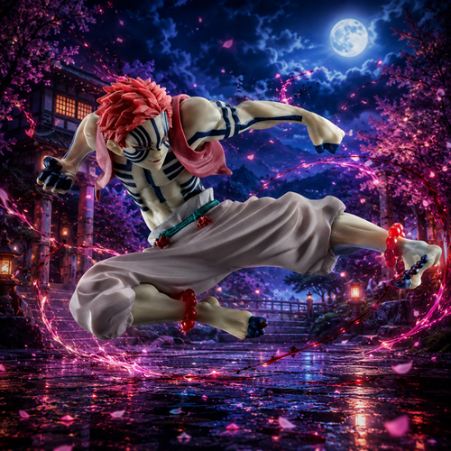Demon Slayer: Kimetsu no Yaiba Akaza Shake The Sword Burn Your Heart Ichiban Statue