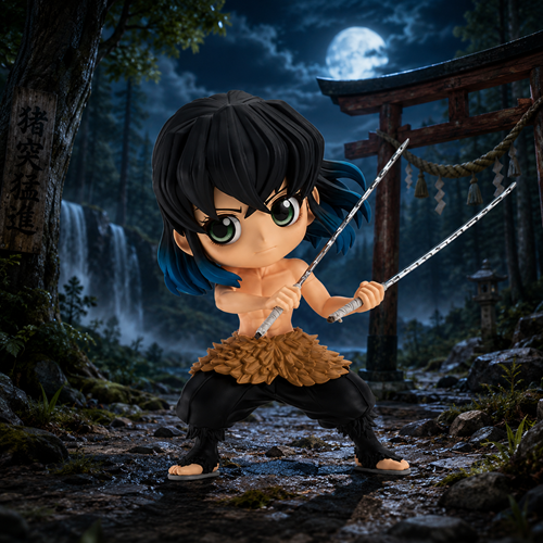 Demon Slayer: Kimetsu no Yaiba Inosuke Hashibira II Version A Q Posket Statue