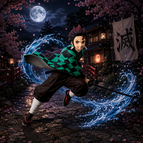 Demon Slayer: Kimetsu no Yaiba Tanjiro Kamado Vibration Stars Statue