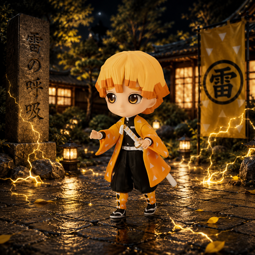 Demon Slayer: Kimetsu no Yaiba Zenitsu Agatsuma Vol. 6 Q Posket Petit Mini-Figure