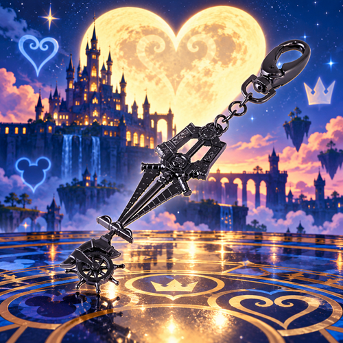 Square Enix - Kingdom Hearts III Wheel of Fate Keyblade Keychain