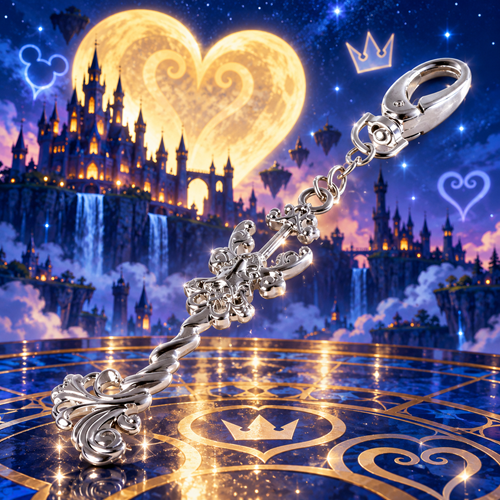 Square Enix - Kingdom Hearts X - Foreteller Ava (Vulpes Union) Keyblade Keychain