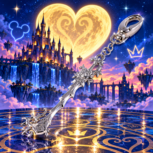 Square Enix - Kingdom Hearts X - Foreteller Invi (Anguis Union) Keyblade Keychain