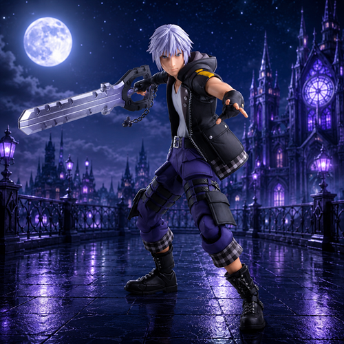 Kingdom Hearts III Riku Deluxe Play Arts Kai Action Figure