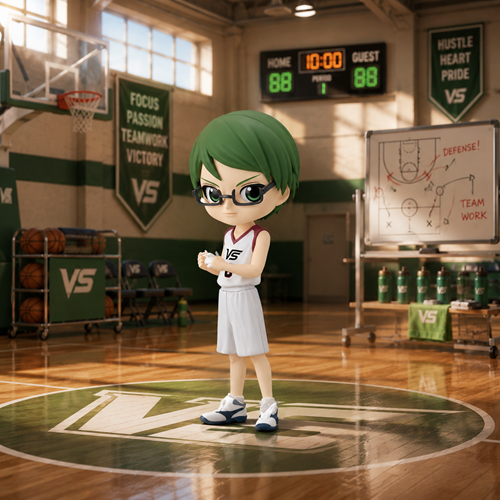 Kuroko's Basketball Shintaro Midorima Version A Q Posket Statue