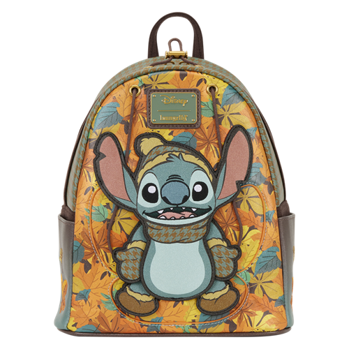 Loungefly Web Exclusive: Lilo & Stitch Autumn Leaves Mini Backpack