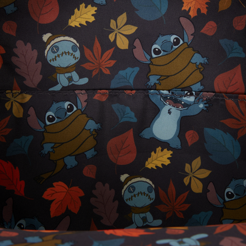 Loungefly Web Exclusive: Lilo & Stitch Autumn Leaves Mini Backpack