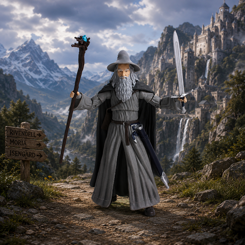 Lord of the Rings Gandalf the Grey BST AXN 5" Action Figure
