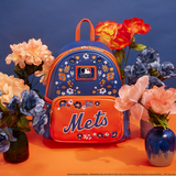 MLB New York Mets Floral Mini Backpack