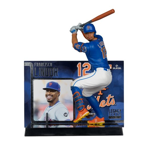 MLB SportsPicks New York Mets Francisco Lindor 7-Inch Posed Figure