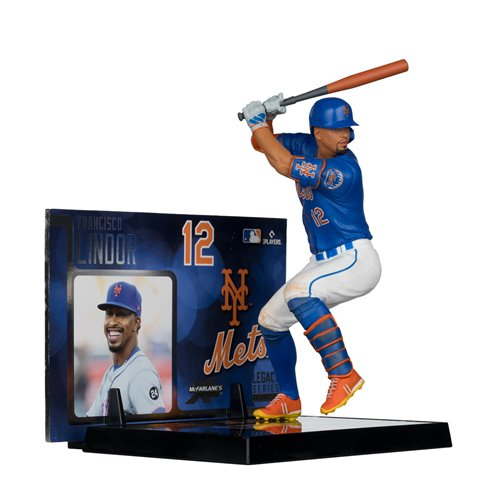 MLB SportsPicks New York Mets Francisco Lindor 7-Inch Posed Figure